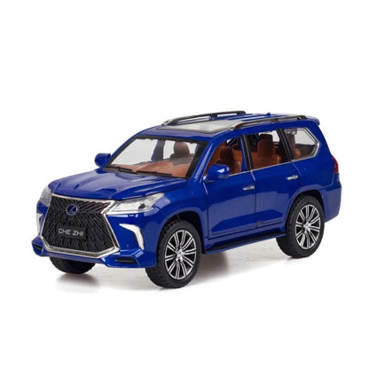 Lexus Lx570 Metal Car Toys For Kids 1:24 - Blue