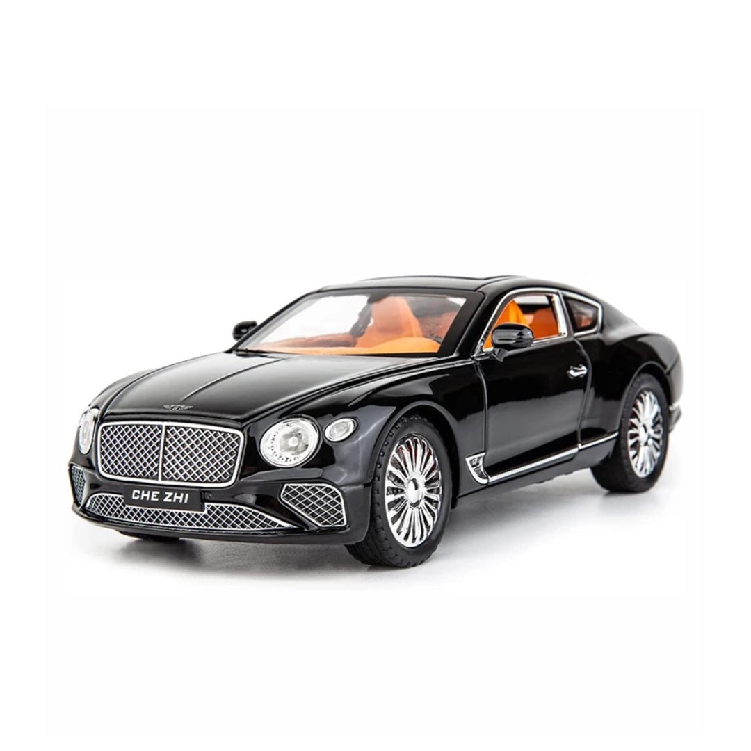 Bentley Continental Metal Car Toys For Kids 1:24 - Black