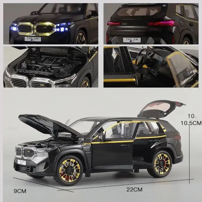 BMW Xm Metal Car Toys For Kids 1:24 - Black