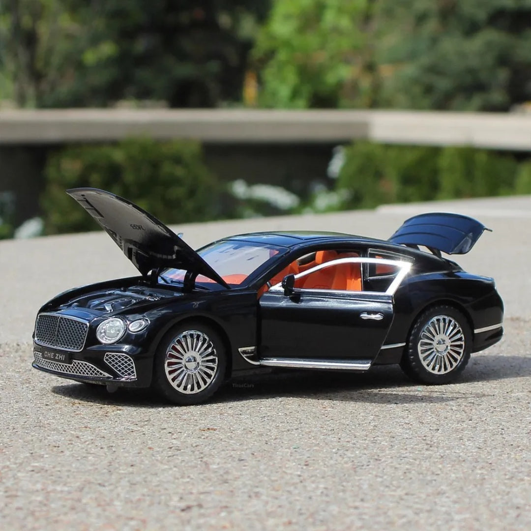 Bentley Continental Metal Car Toys For Kids 1:24 - Black