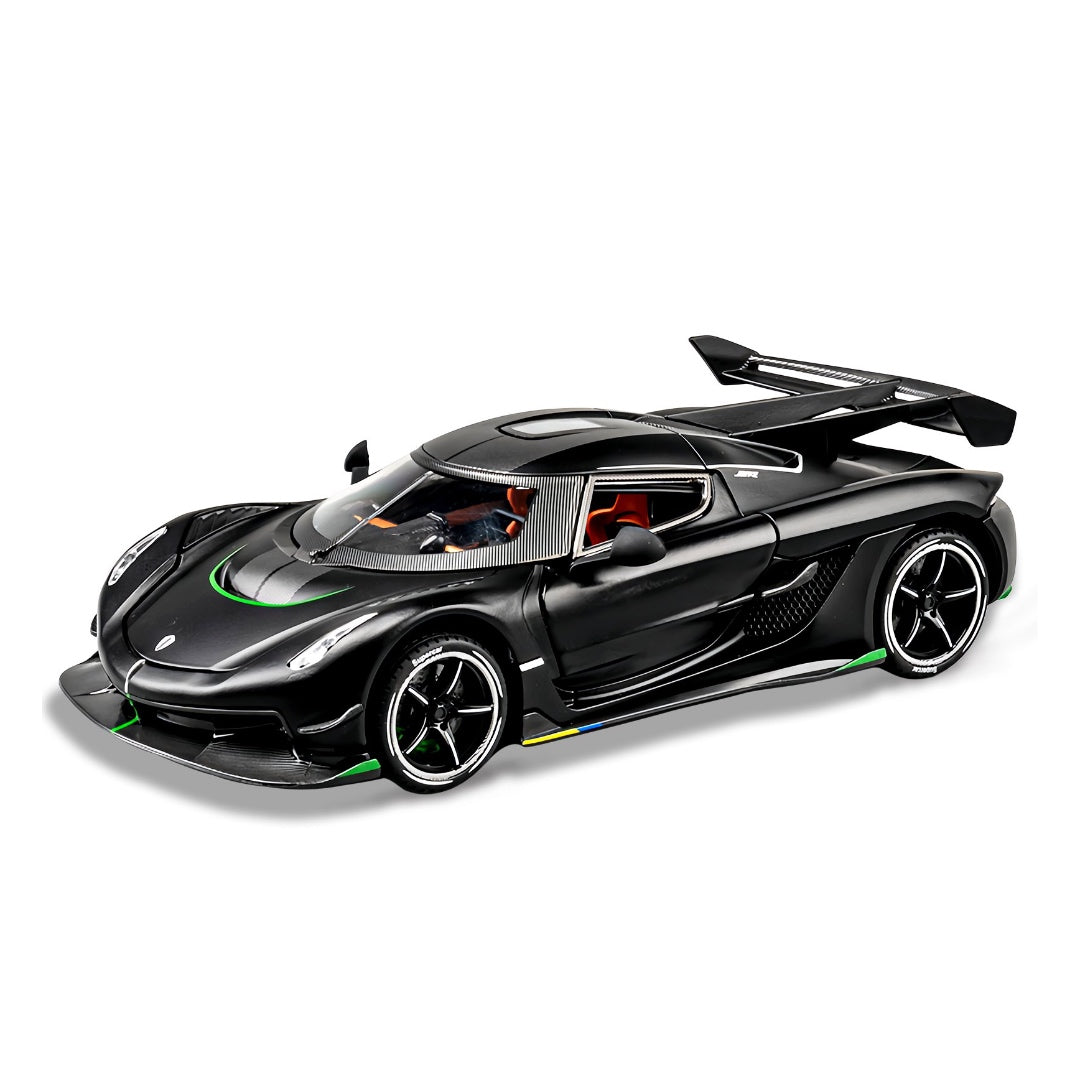 Koenigsegg One Metal Car Toys For Kids 1:24 - Black