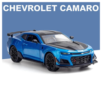 Chevrolet Bumblebee Metal Car Toys For Kids 1:24 - Blue