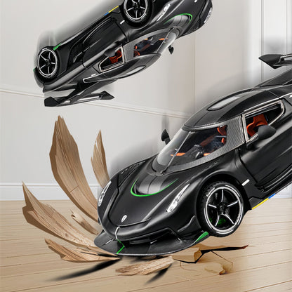 Koenigsegg One Metal Car Toys For Kids 1:24 - Black