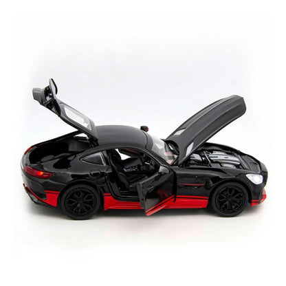 Mercedes Benz Gtr Black Warrior Special Edition Metal Car Toys For Kids 1:24 - Black