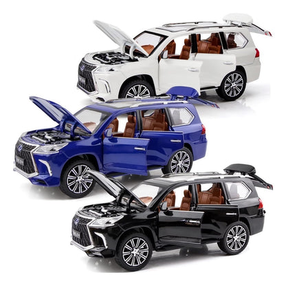 Lexus Lx570 Metal Car Toys For Kids 1:24 - Black