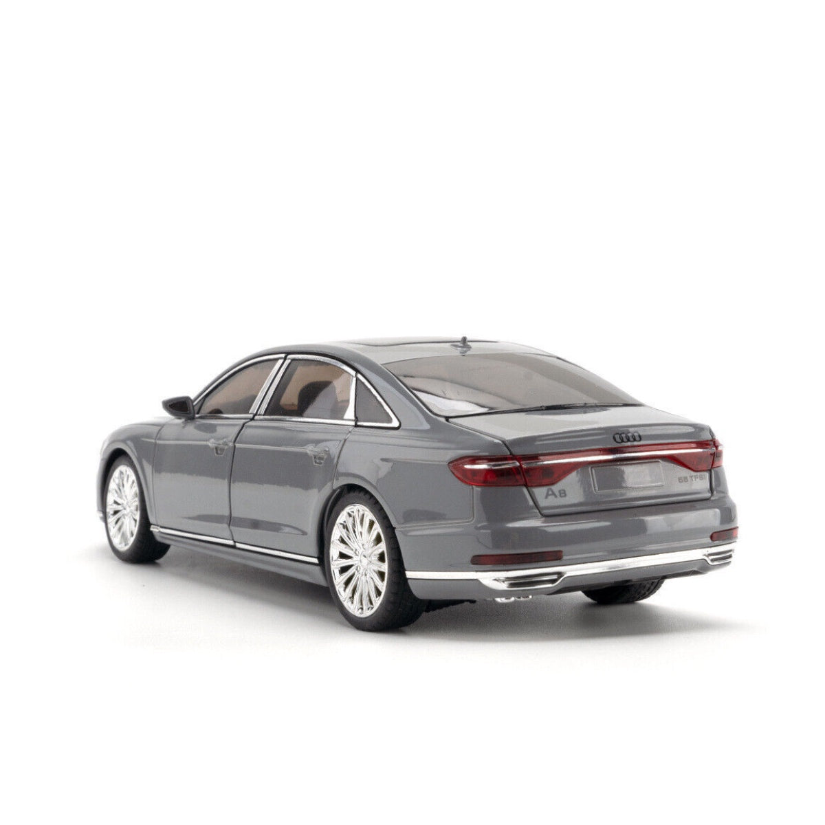 Audi A8 Metal Car Toys For Kids 1:24 - Silver