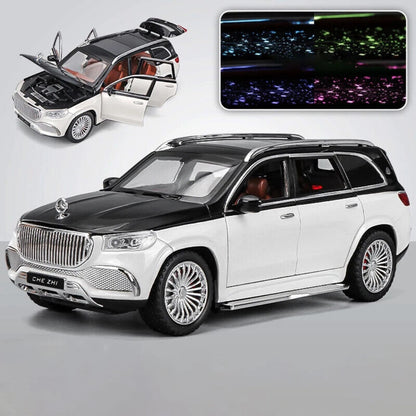 Maybach Amg Gls63 Metal Car Toys For Kids 1:24 - White