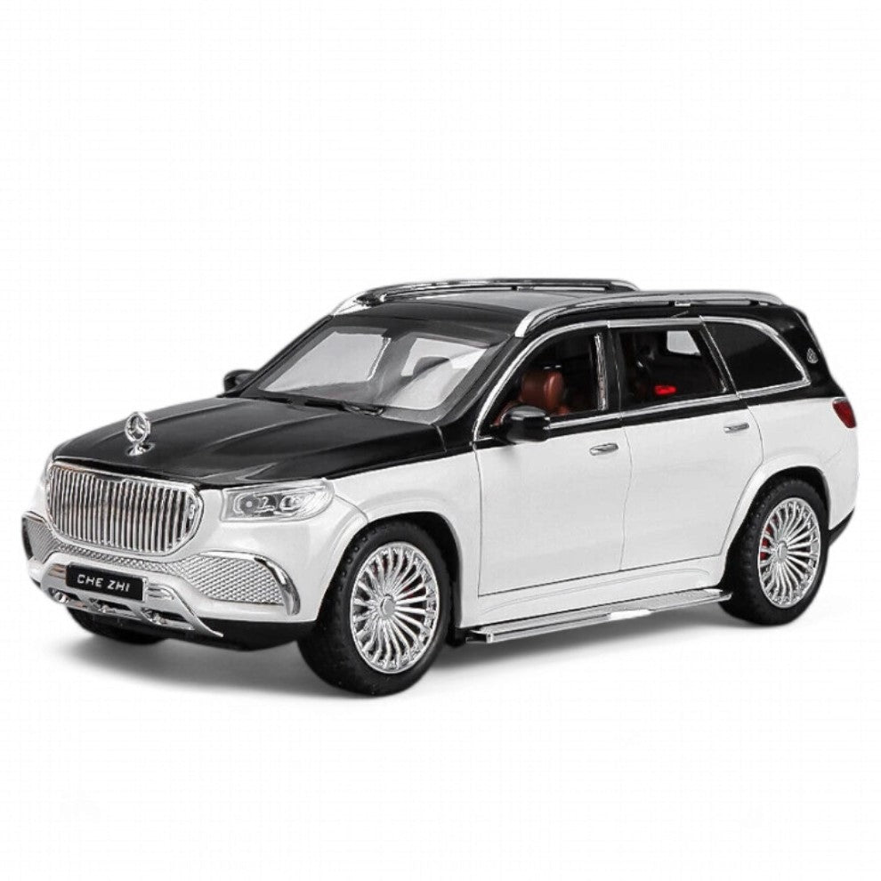 Maybach Amg Gls63 Metal Car Toys For Kids 1:24 - White