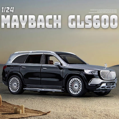 Maybach Amg Gls63 Metal Car Toys For Kids 1:24 - Black