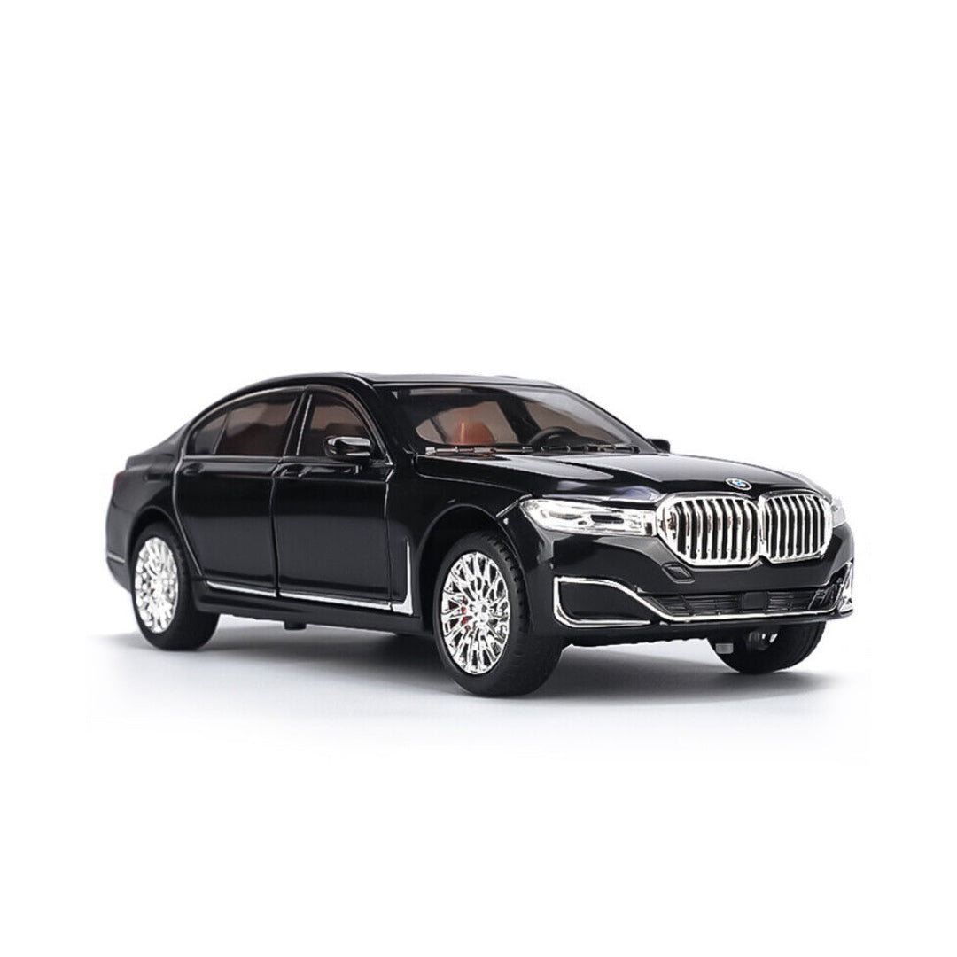 BMW 7 Series 760Li Metal Car Toys For Kids 1:24 - Black