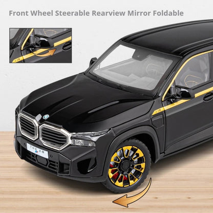 BMW Xm Metal Car Toys For Kids 1:24 - Black