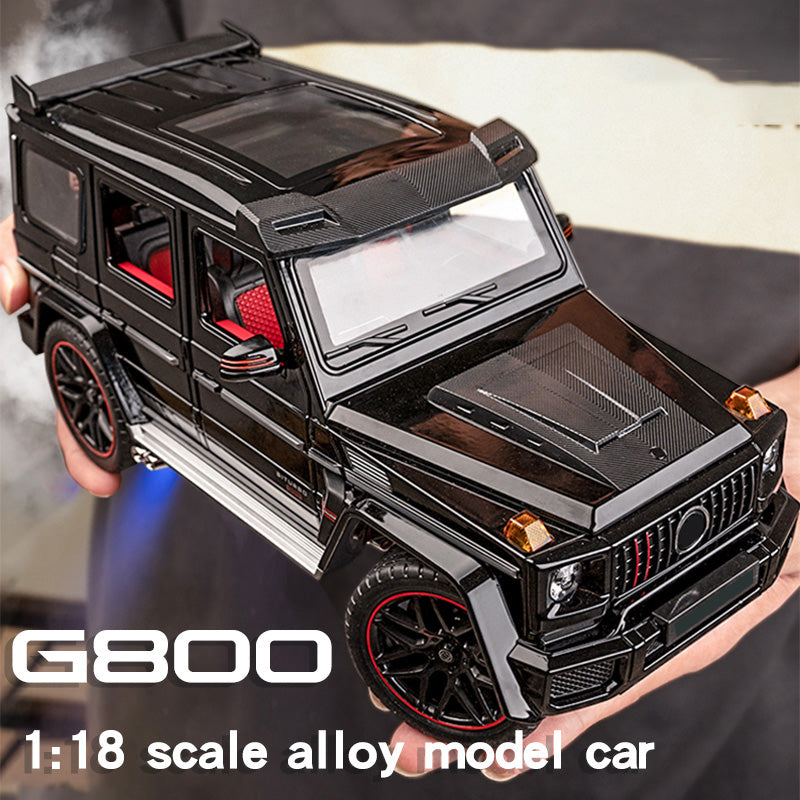 Mercedes Benz Brabus 800 Metal Car Toys For Kids 1:18 - Black