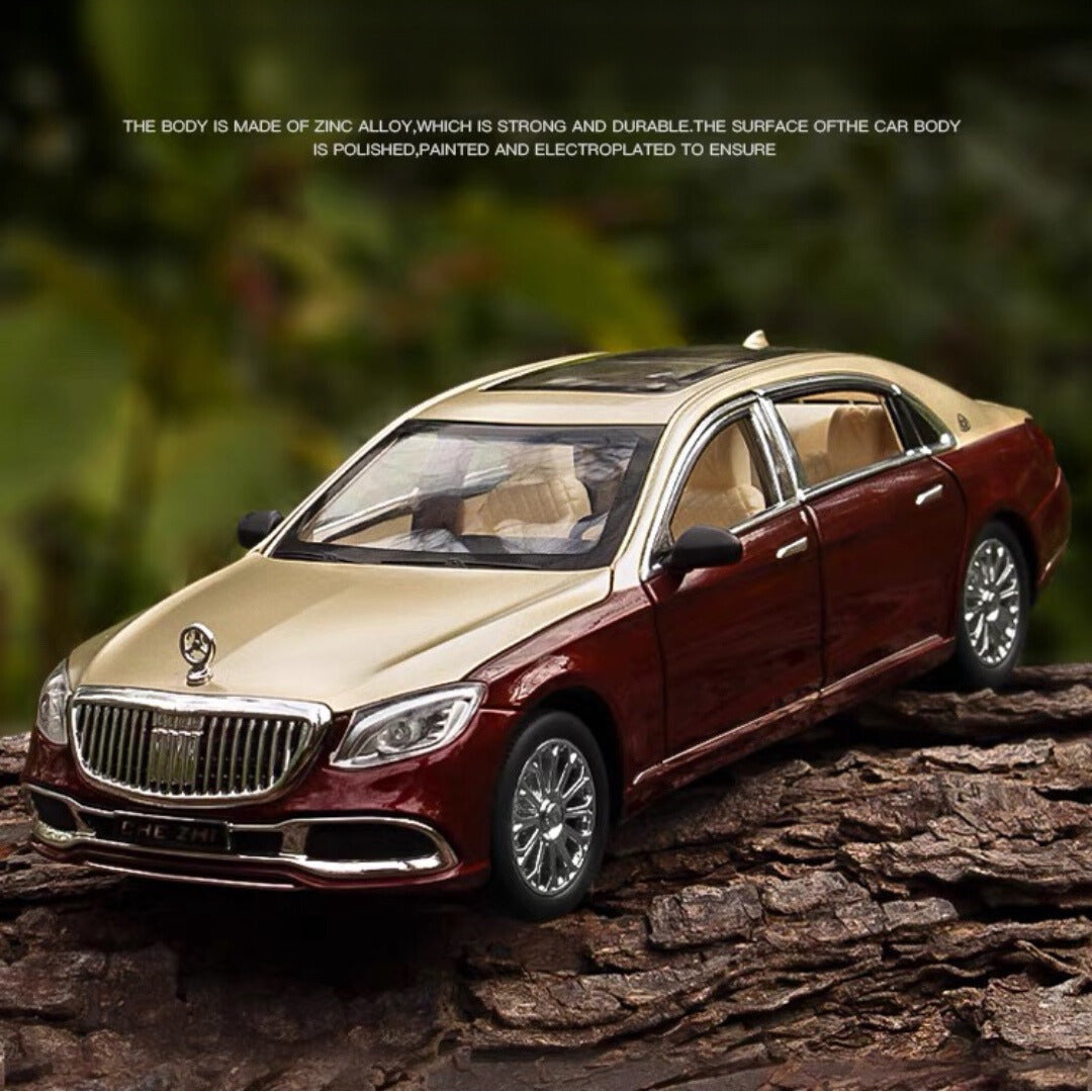 Maybach Amg Gls600 Metal Car Toys For Kids 1:24 - Golden