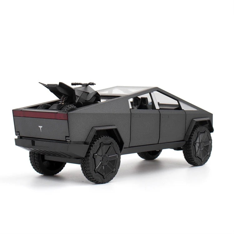 Tesla Cyber Truck Metal Car Toys For Kids 1:24 [Gray]