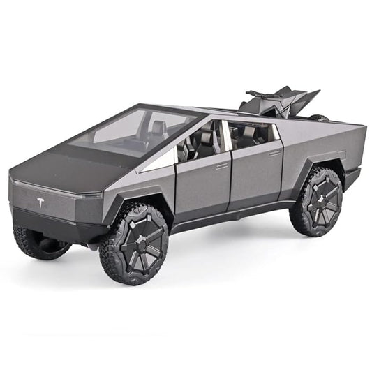 Tesla Cyber Truck Metal Car Toys For Kids 1:24 [Gray]