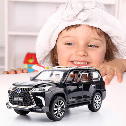 Lexus Lx570 Metal Car Toys For Kids 1:24 - Black