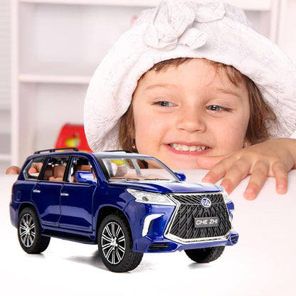 Lexus Lx570 Metal Car Toys For Kids 1:24 - Blue