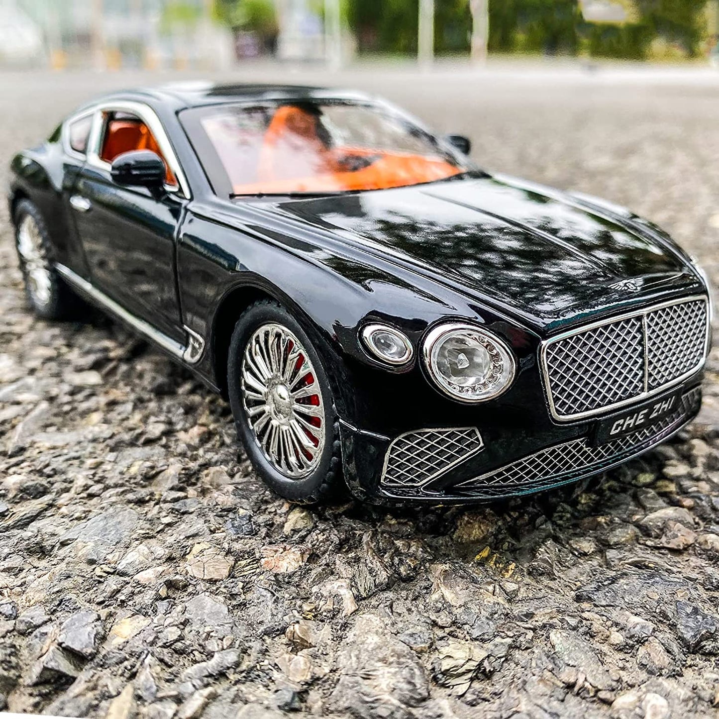 Bentley Continental Metal Car Toys For Kids 1:24 - Black