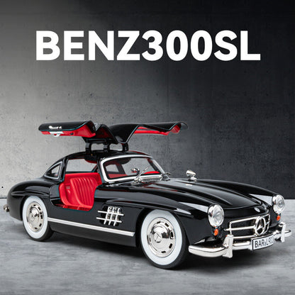 Mercedes Benz 300Sl Metal Car Toys For Kids 1:24 - Green