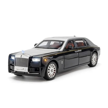 Rolls Royce Phantom Metal Car Toys For Kids 1:18 - Silver