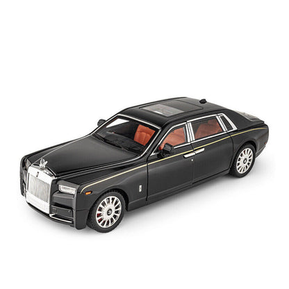 Rolls Royce Phantom Metal Car Toys For Kids 1:18 - Black