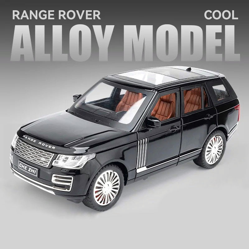 Land Rover Range Rover SUV Metal Car Toys For Kids 1:24 [Black]