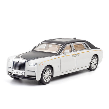 Rolls Royce Phantom Metal Car Toys For Kids 1:32 [White]