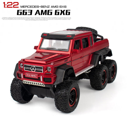 Mercedes Benz G-63 AMG 6x6 Off Road 1:24 [Red]