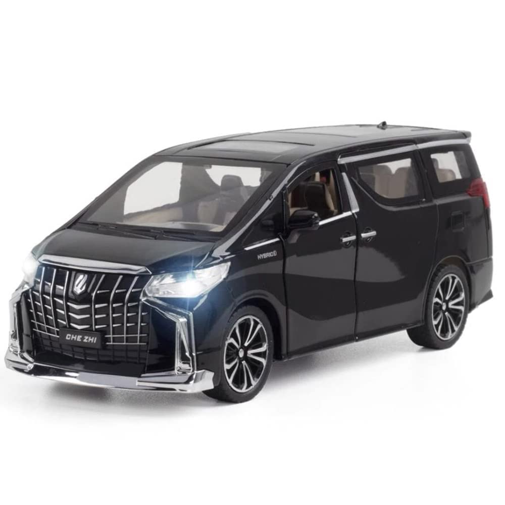 Toyota Alphard Metal Car Toys For Kids 1:32 [Black]