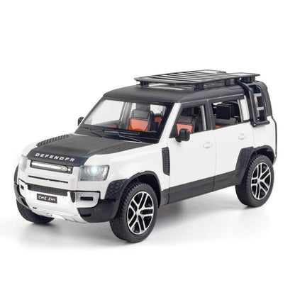 Land Rover Defender Metal Car Toys For Kids 1:24 [White]