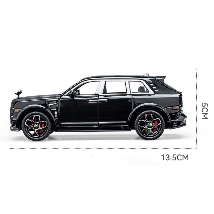 Rolls Royce Cullinan Metal Car Toys For Kids 1:36 - Black