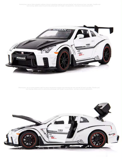 Toyota Nissan Supra Metal Car Toys For Kids 1:32 [White]