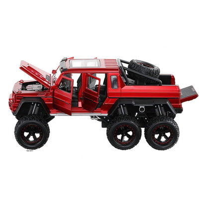 Mercedes Benz G-63 AMG 6x6 Off Road 1:24 [Red]