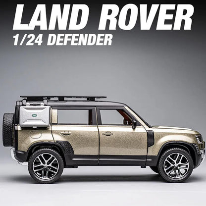 Land Rover Defender Metal Car Toys For Kids 1:24 [Olive]