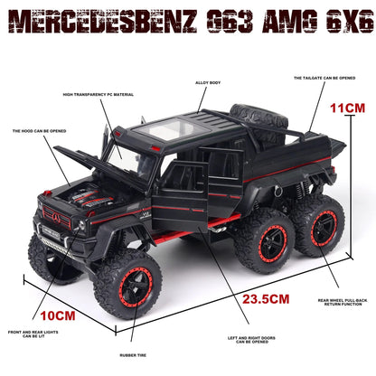 Mercedes Benz G-63 6x6 Off Road 1:24 [Black]