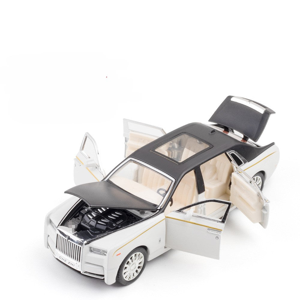 Rolls Royce Phantom Metal Car Toys For Kids 1:32 [White]