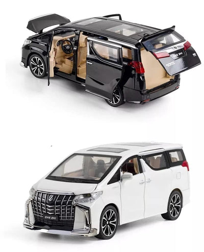 Toyota Alphard Metal Car Toys For Kids 1:32 [Black]