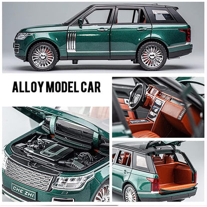 Land Rover Range Rover SUV Metal Car Toys For Kids 1:24 [Green]