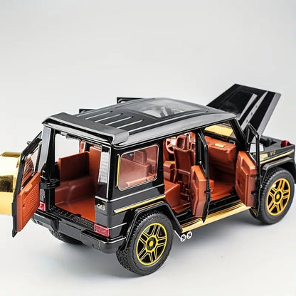 Mercedes AMG G63 G-KLESSA Metal Car Toys For Kids 1:24 [Black]