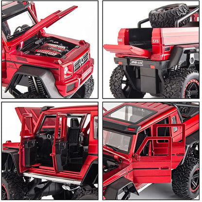 Mercedes Benz G-63 AMG 6x6 Off Road 1:24 [Red]