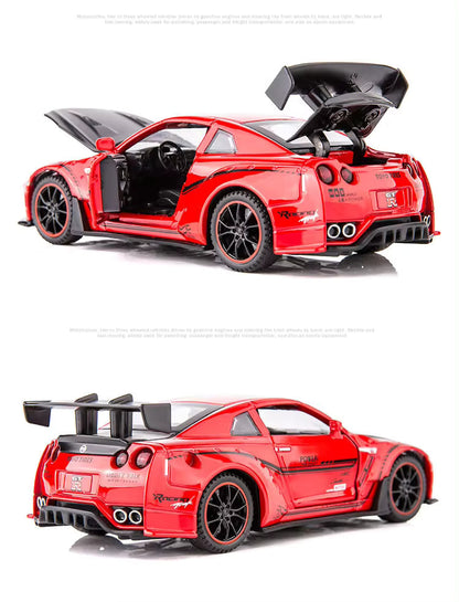 Toyota Nissan Supra Metal Car Toys For Kids 1:32 [Red]