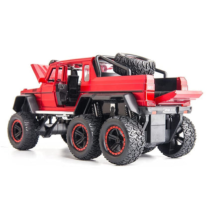 Mercedes Benz G-63 AMG 6x6 Off Road 1:24 [Red]