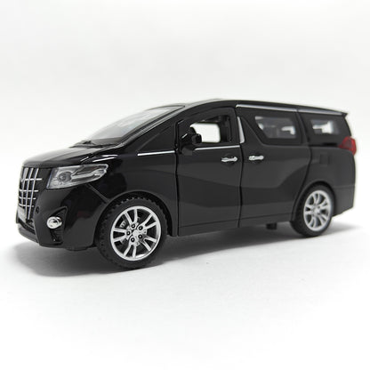 Toyota Alphard Metal Car Toys For Kids 1:32 [Black]