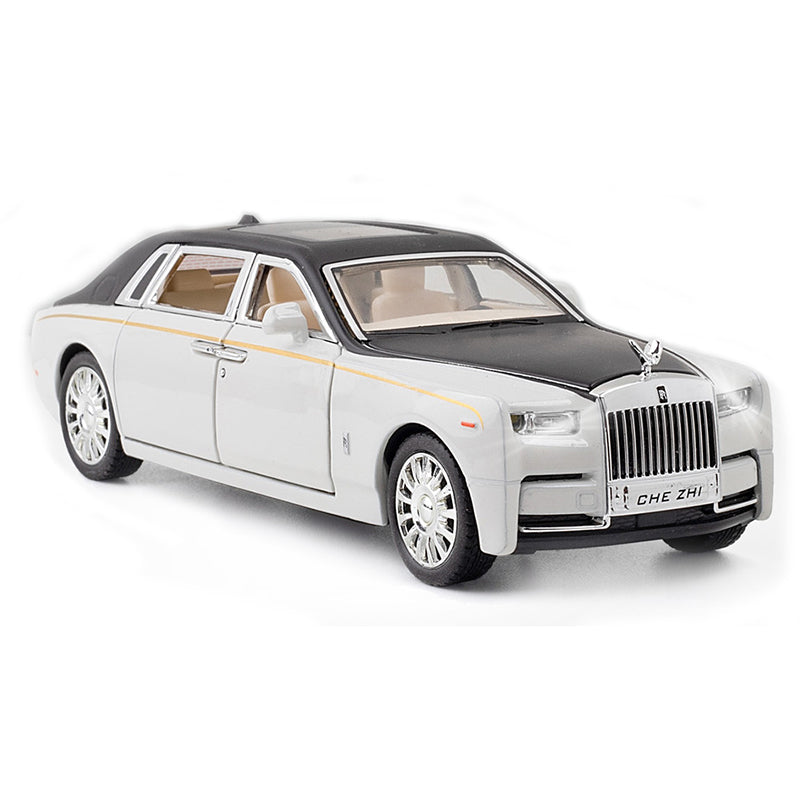 Rolls Royce Phantom Metal Car Toys For Kids 1:32 [White]