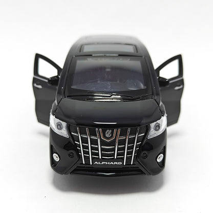 Alphard Metal Car Toys For Kids 1:32 - Black
