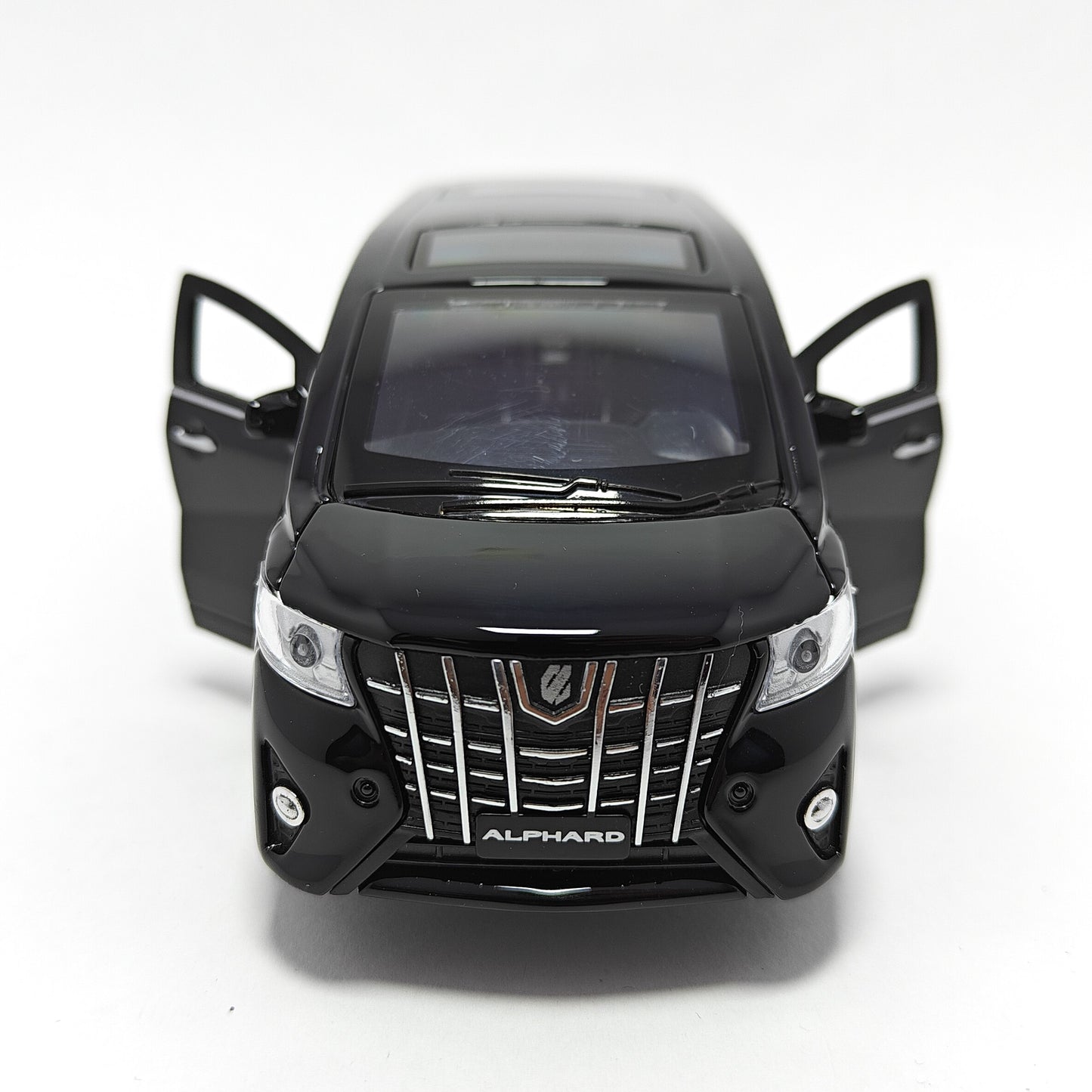 Toyota Alphard Metal Car Toys For Kids 1:32 [Black]