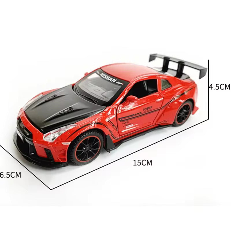 Toyota Nissan Supra Metal Car Toys For Kids 1:32 [Red]