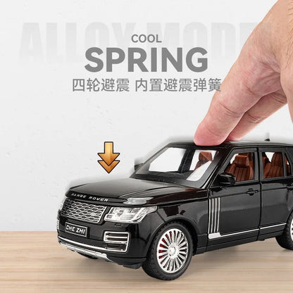 Land Rover Range Rover SUV Metal Car Toys For Kids 1:24 [Black]