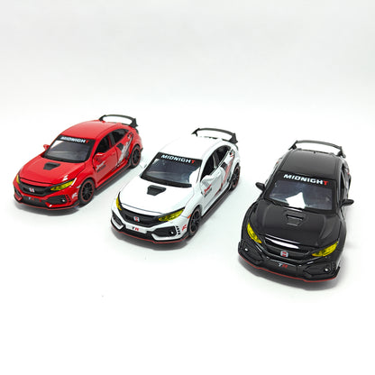 Honda Civic Type-R Car Metal Car Toys For Kids 1:32 - Red