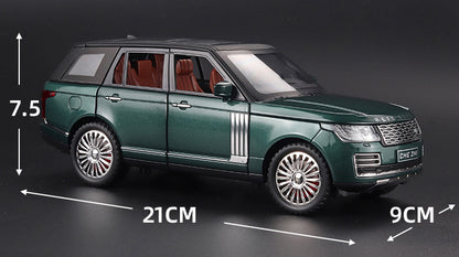 Land Rover Range Rover SUV Metal Car Toys For Kids 1:24 [Green]